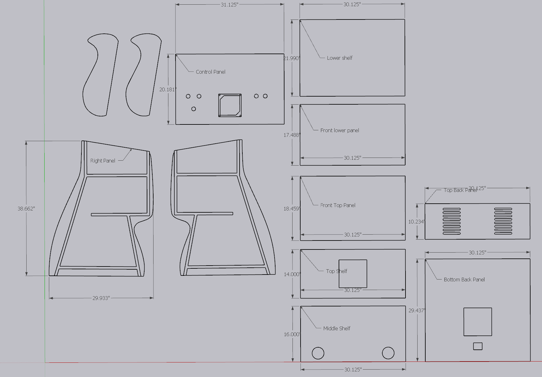 Building a Golden Tee Fore Cabinet: Part 1 - Idea and Design